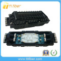 96 core Horizontal/inline type Fiber Optic Splice Closure with two inlets/outlets